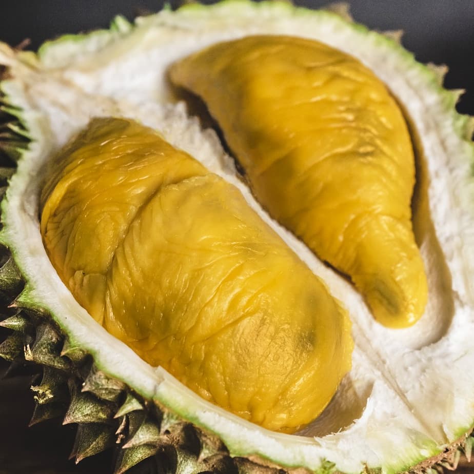 1 x Blackgold Mao Shan Wang Durian Freshly Dehusked 400g Each Premium Quality Durian Bae